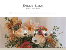 Tablet Screenshot of dillylily.com